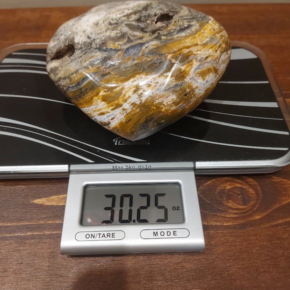 🔥 Sale 🔥 Zebra Jasper Super Chunky Heart - Final Price - Picture 12 of 13